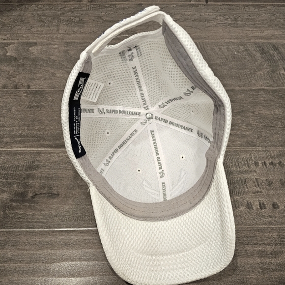 New Officially Licensed U.S. Air Force White Mesh Cap Blue & White Logo - Picture 3 of 8